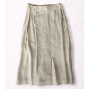 Vintage Krizia White Midi Skirt Size 8 (IT 40) | New With Tags